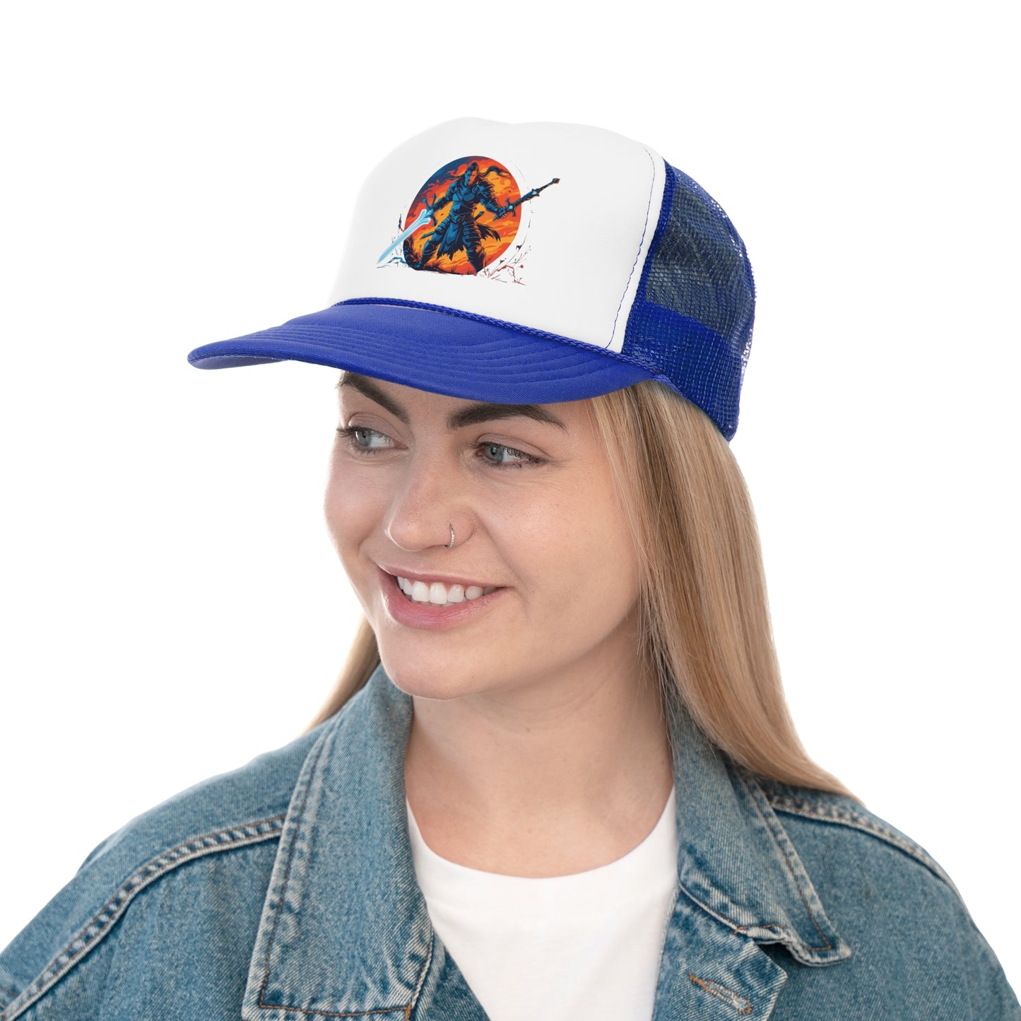 Epic Warrior Trucker Cap, Fantasy Hat, Adventure Gear
